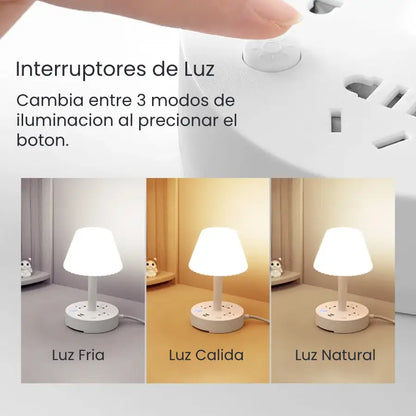 Velador LED con puerto USB