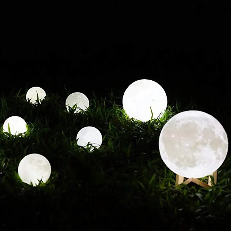 Lampara Luna 3D (12 cm)