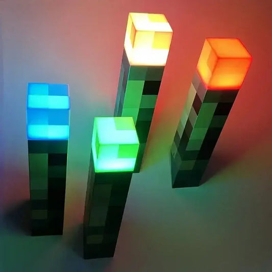 Lampara de Antorcha Minecraft
