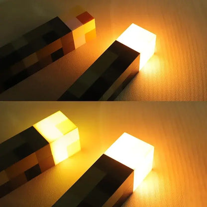 Lampara de Antorcha Minecraft